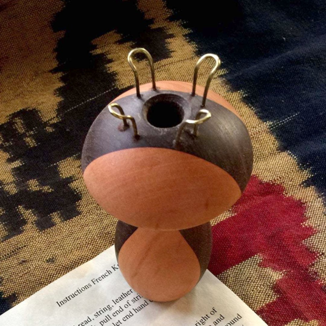 Handmade French Knitter Yarn Mushroom - Made in the USA