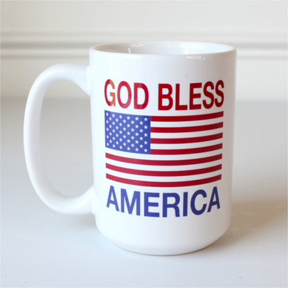 God Bless America Mug - Made in the USA