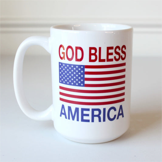 God Bless America Mug - Made in the USA