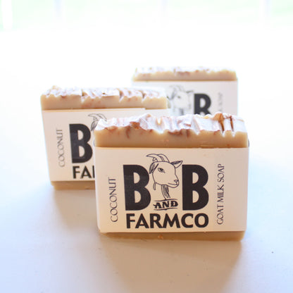 Coconut Handmade Goat Milk Soap - Made in the USA