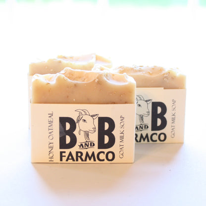 Honey Oatmeal Handmade Goat Milk Soap - Made in the USA