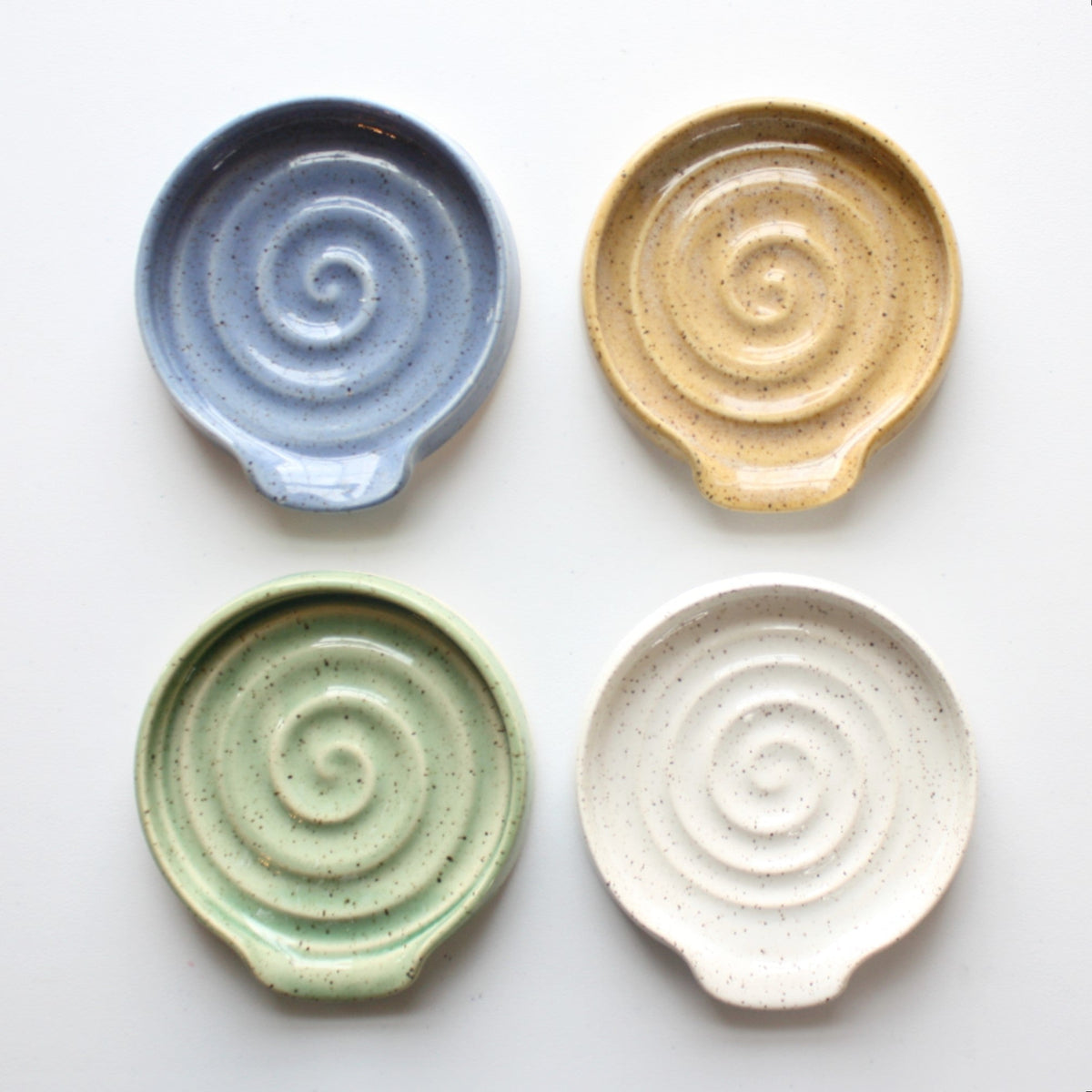 Handmade Pottery Spoon Rest - Made in the USA