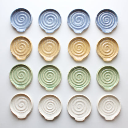 Handmade Pottery Spoon Rest - Made in the USA