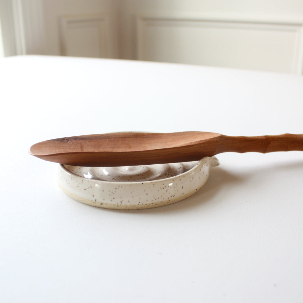 Handmade Pottery Spoon Rest - Made in the USA