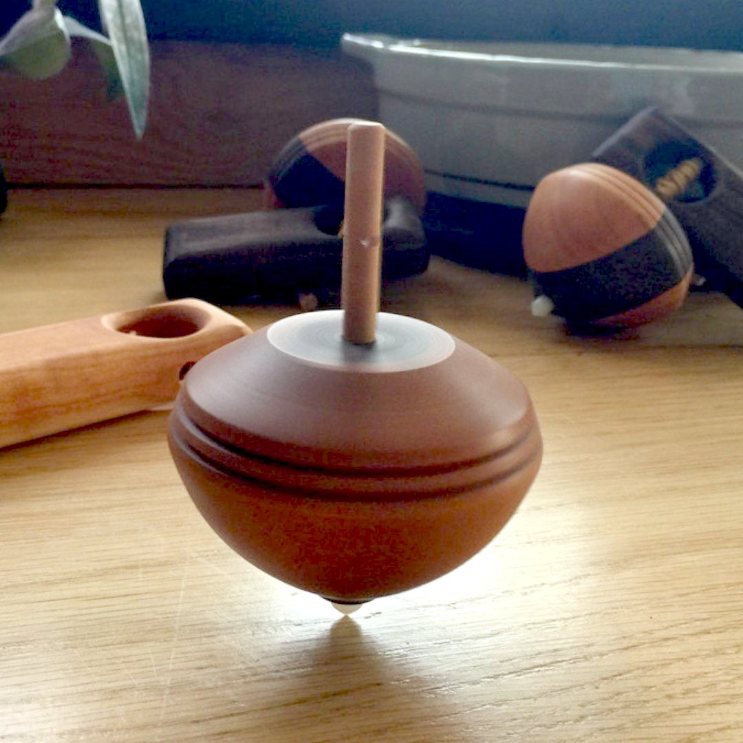 Handmade Spinning Top - Kids Toy - Made in the USA