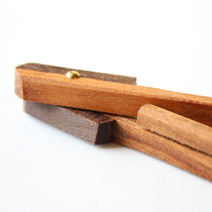 Handmade Wooden Charcuterie Tongs - Made in the USA