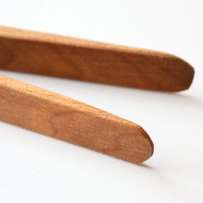 Handmade Wooden Charcuterie Tongs - Made in the USA