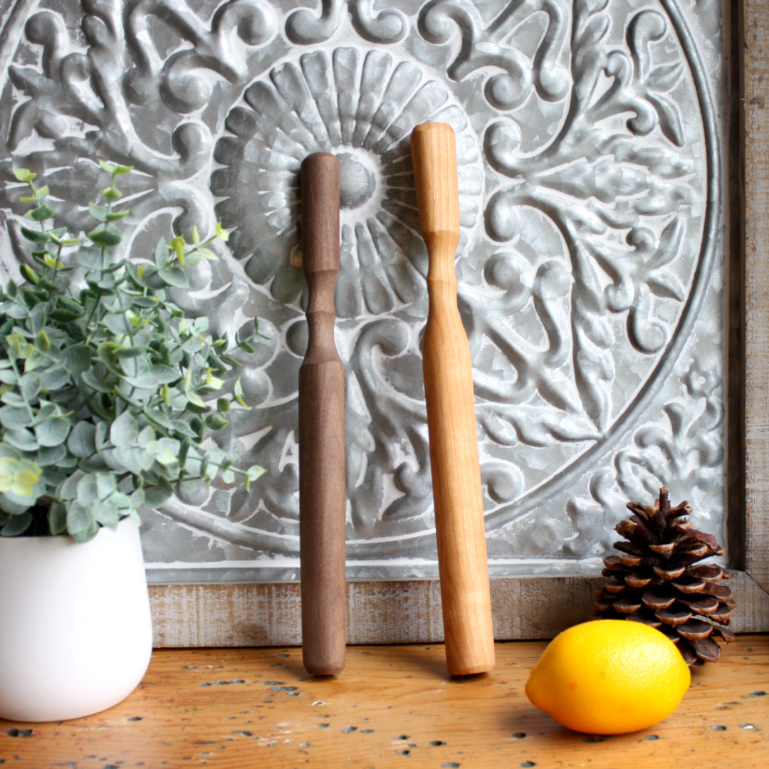 Handmade Wood Cocktail Muddler - Made in the USA