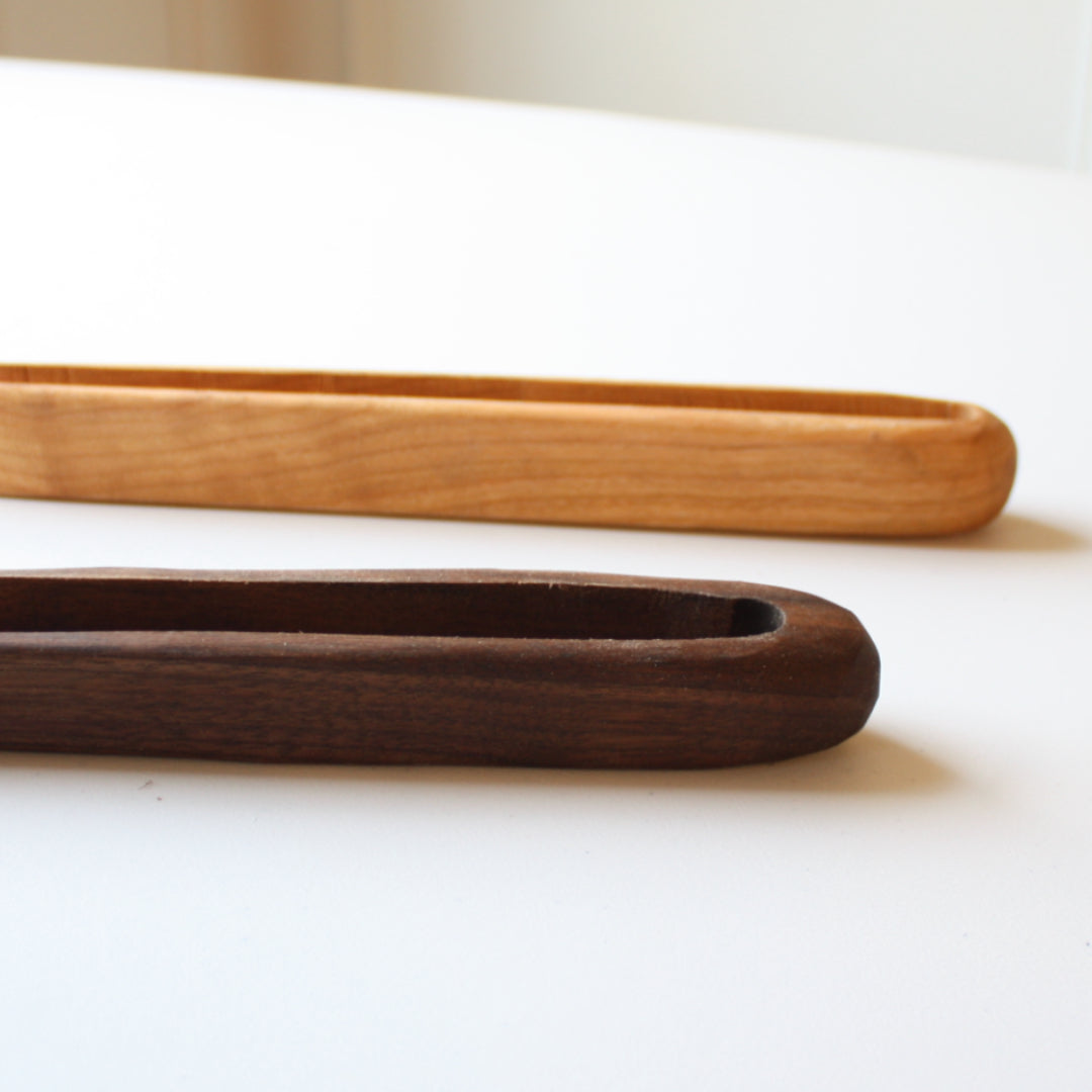 Handmade Wood Salad and Charcuterie Tongs - Made in the USA