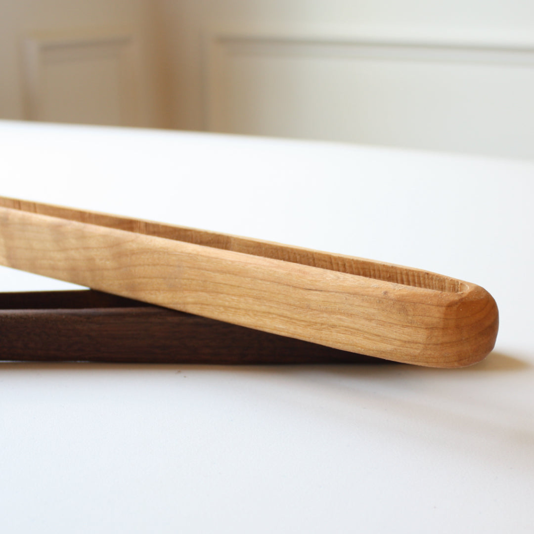 Handmade Wood Salad and Charcuterie Tongs - Made in the USA