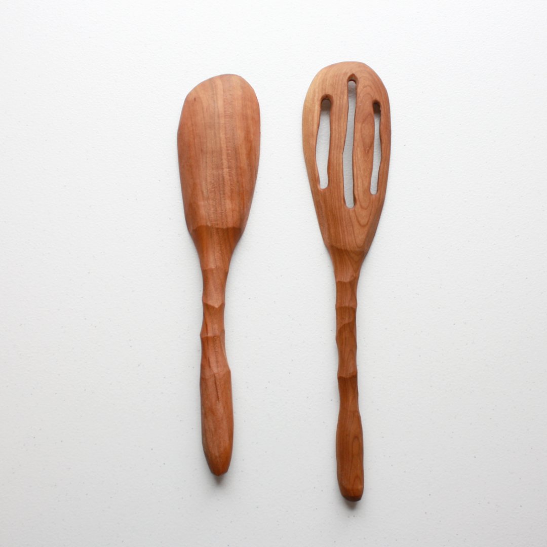 Handmade Wood Spoon Set - Made in the USA