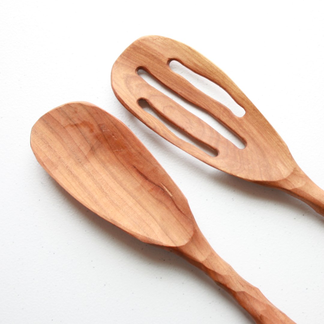 Handmade Wood Spoon Set - Made in the USA
