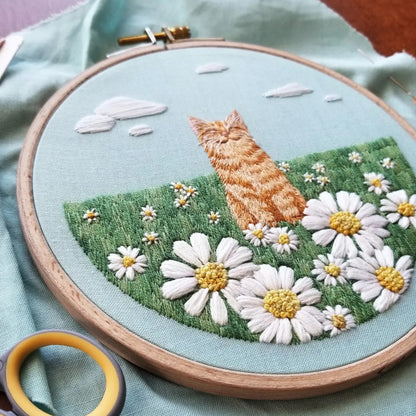 Embroidery Kit - Happy Place - Made in the USA