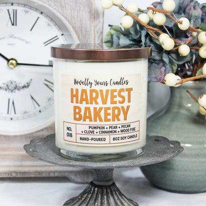 Novelly Yours - Harvest Bakery Soy Candle - Made in the USA
