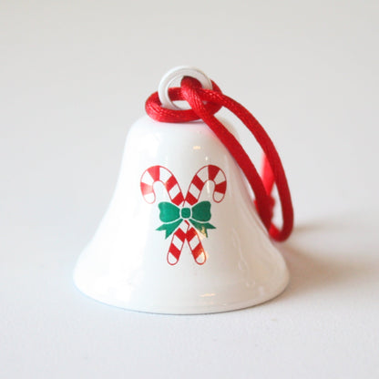 Set of 4 Christmas Bell Ornaments - Made in the USA