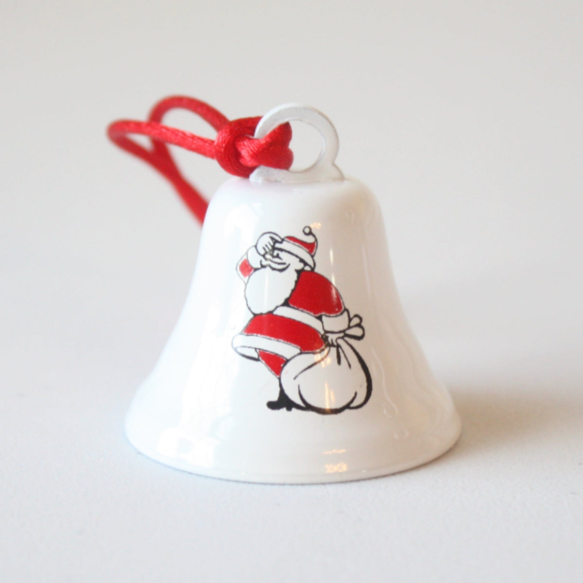 Set of 4 Christmas Bell Ornaments - Made in the USA