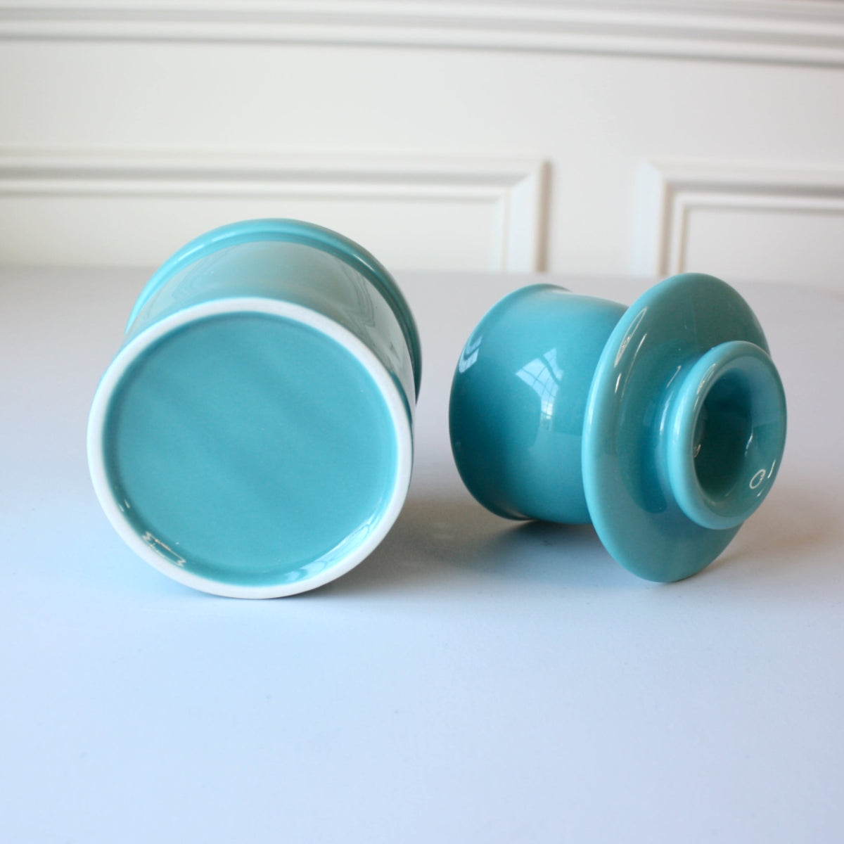 Porcelain Hummingbird Butter Crock - Made in the USA