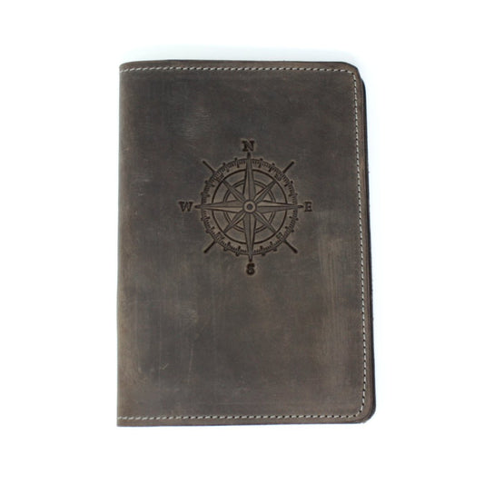 Handcrafted Leather Journal - Compass - Made in the USA