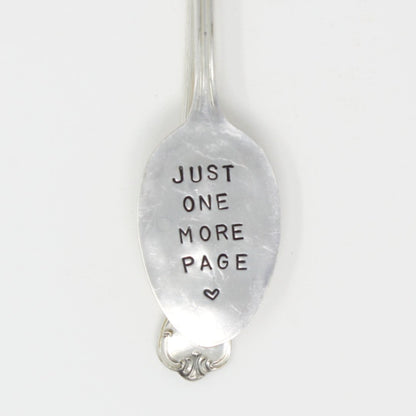 Vintage Spoons - Just One More Page Bookmark - Made in the USA