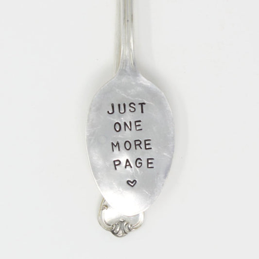 Vintage Spoons - Just One More Page Bookmark - Made in the USA