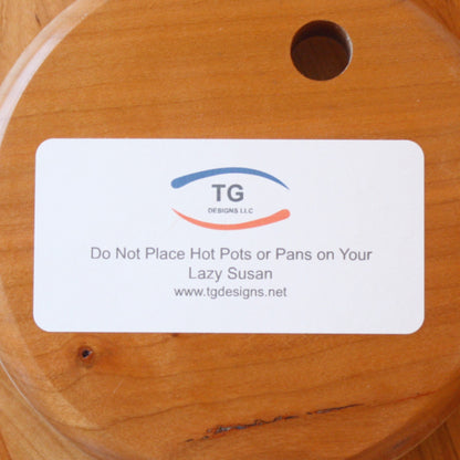 Hardwood Lazy Susan - Made in the USA