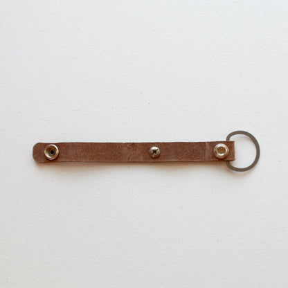 Leather Keychain for Belt or Bag - Made in the USA