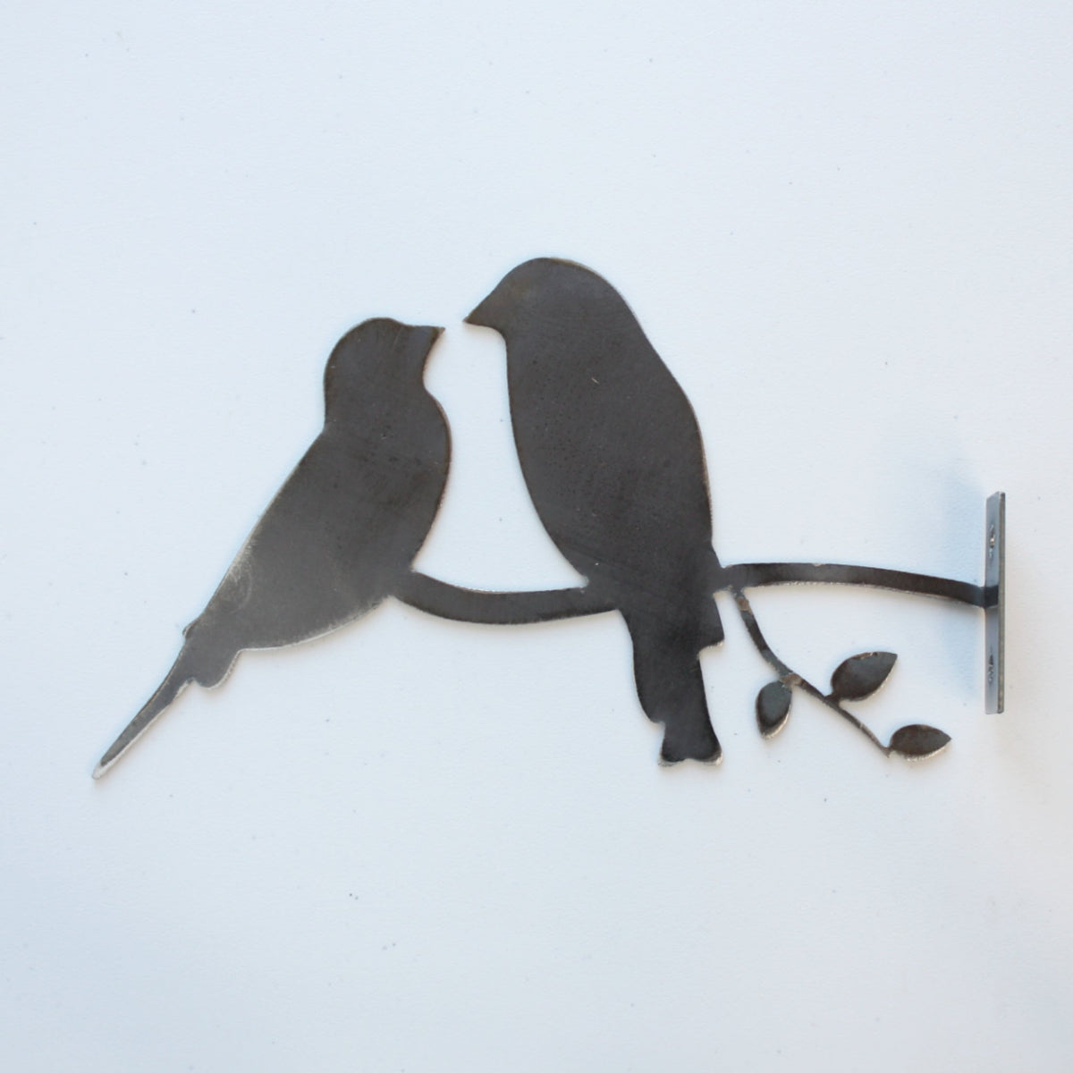 Love Birds Metal Bird Statue - Made in the USA