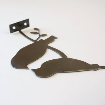 Love Birds Metal Bird Statue - Made in the USA