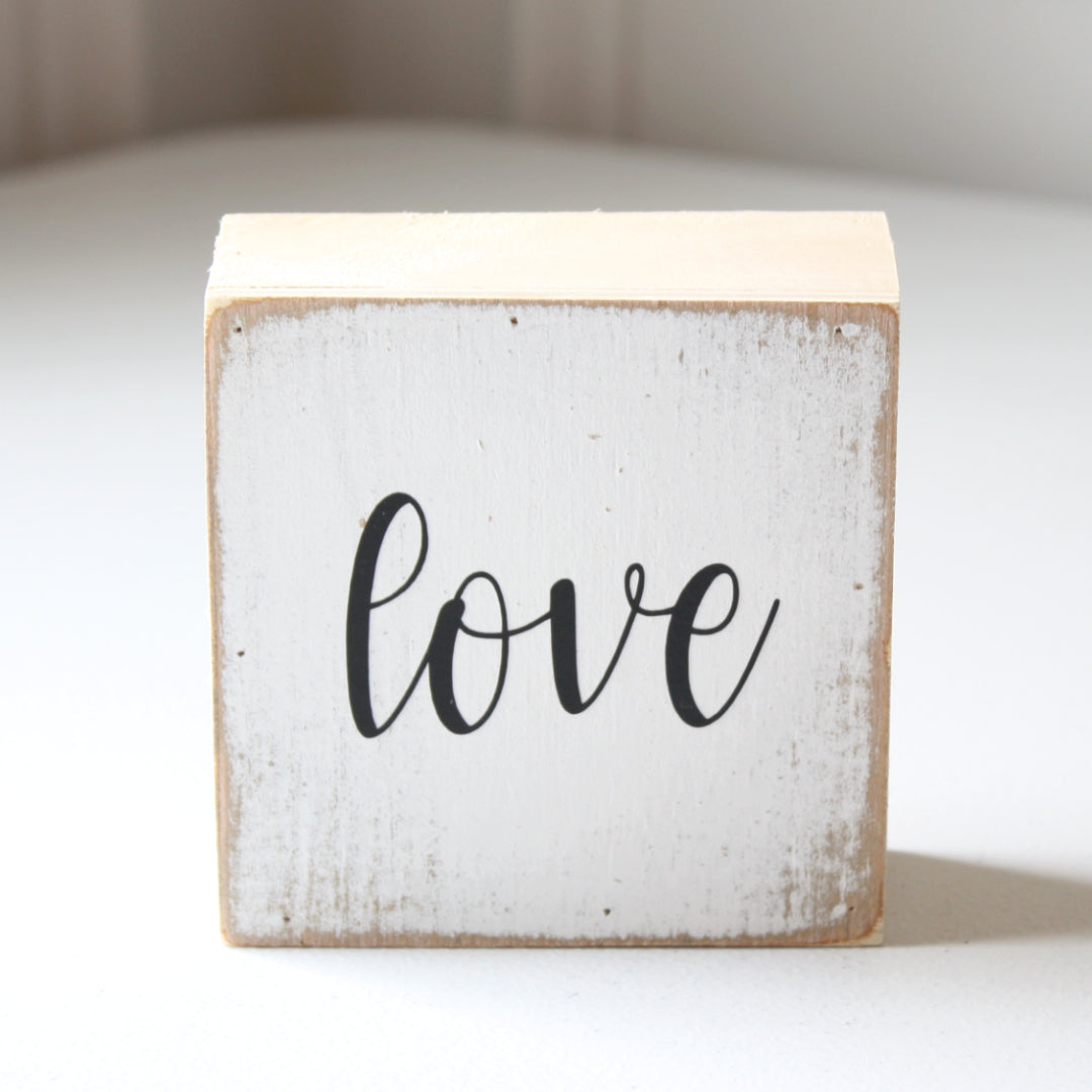 Love Distressed Sign - Made in the USA