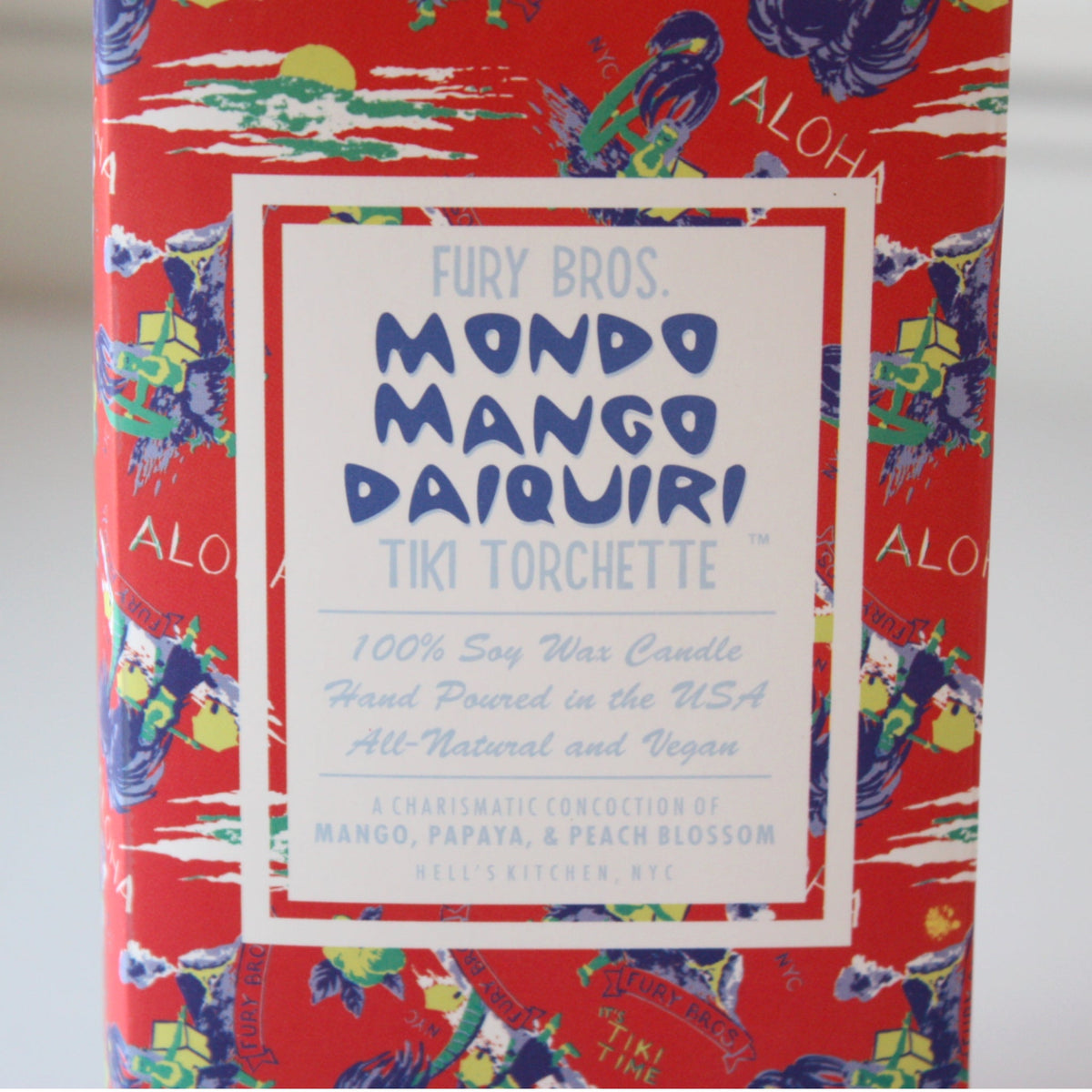 Fury Bros Tiki Torchette - Mondo Mango Daiquiri - Made in the USA