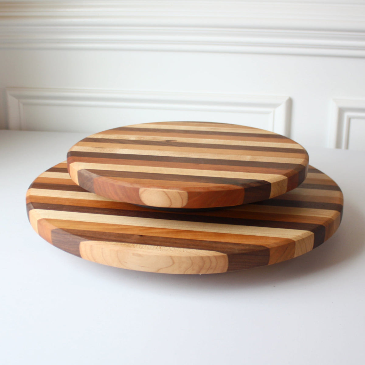 Multi Wood Lazy Susans - Made in the USA