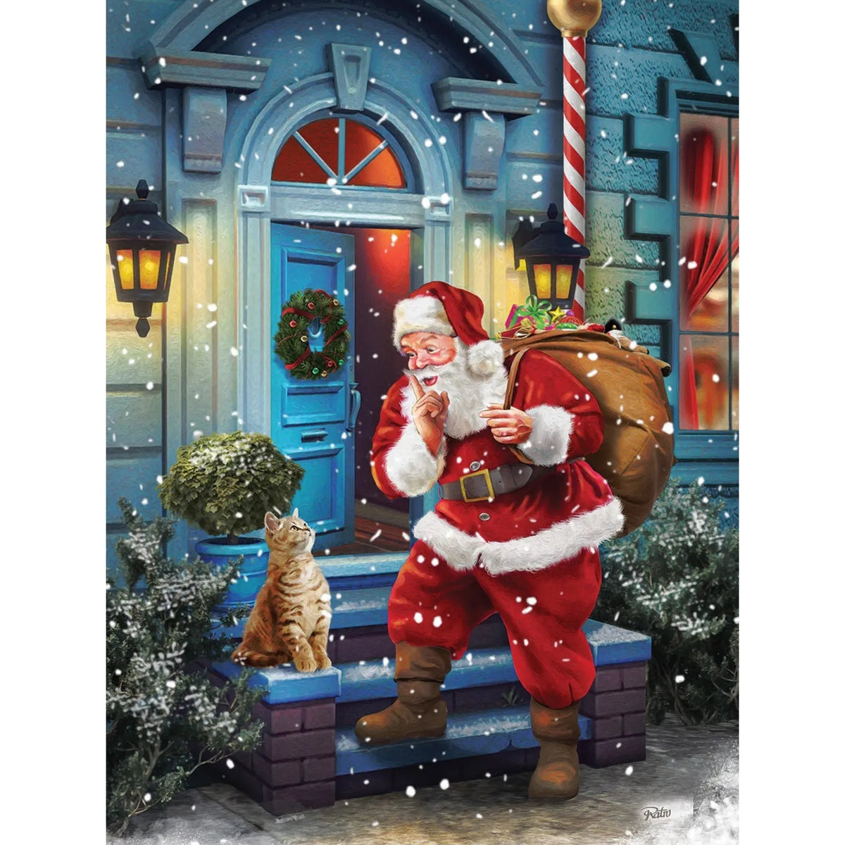 Not a Word Santa Puzzle - Made in the USA