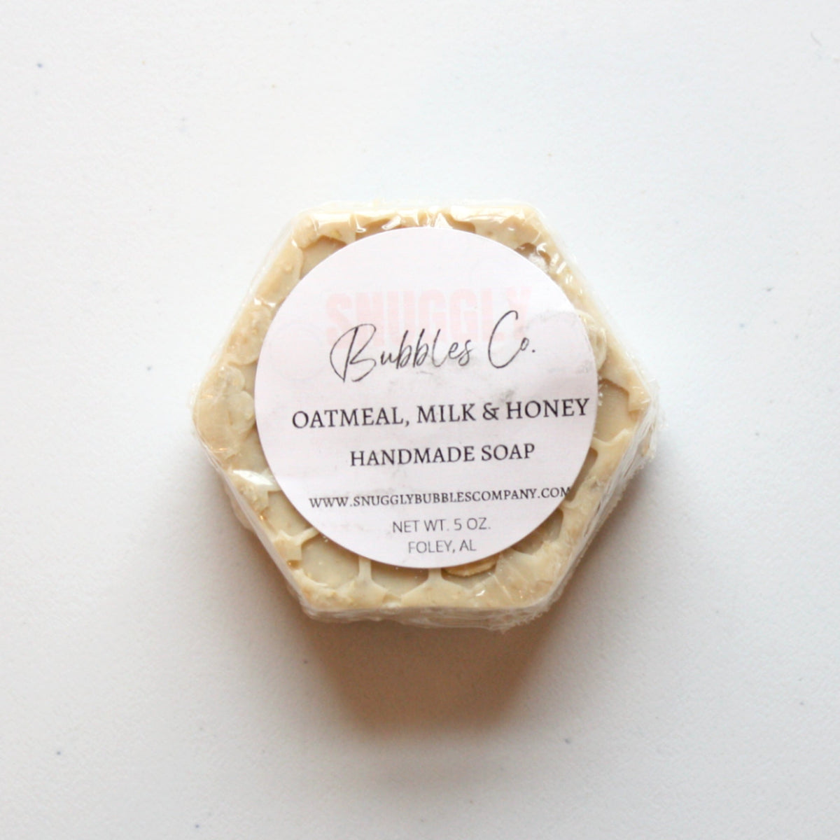 Oatmeal Milk and Honey Bubbly Handmade Soap - Made in the USA