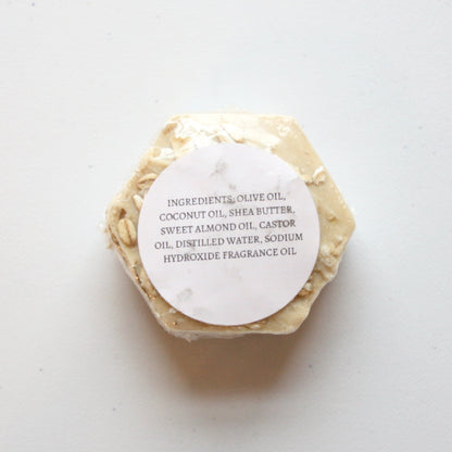 Oatmeal Milk and Honey Bubbly Handmade Soap - Made in the USA