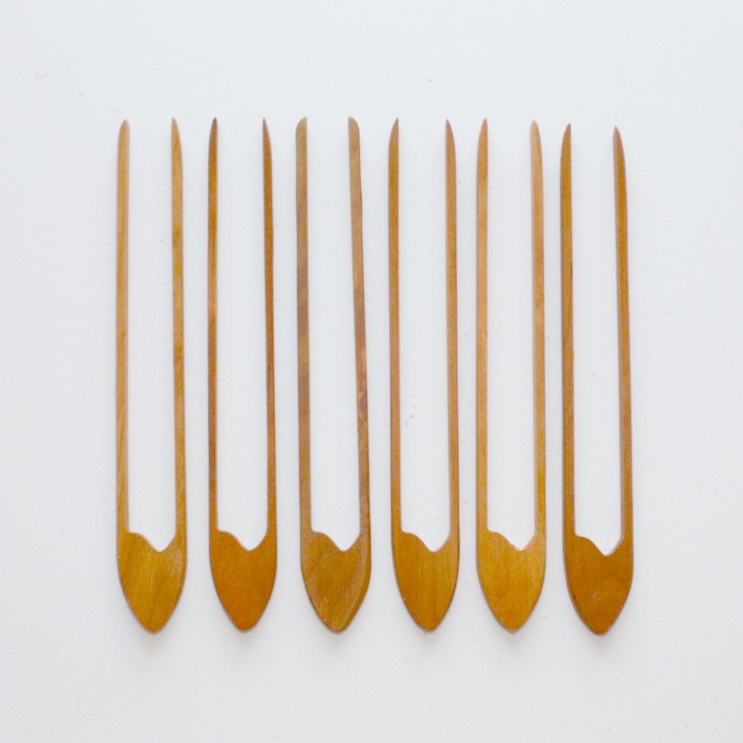 Handmade Wooden Olive Tongs - Made in the USA