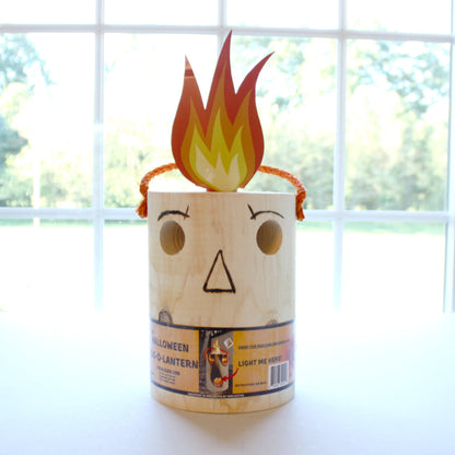 OneLogFire - Halloween Log-O-Lantern - Made in the USA