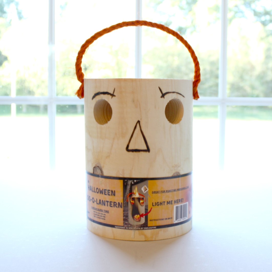 OneLogFire - Halloween Log-O-Lantern - Made in the USA
