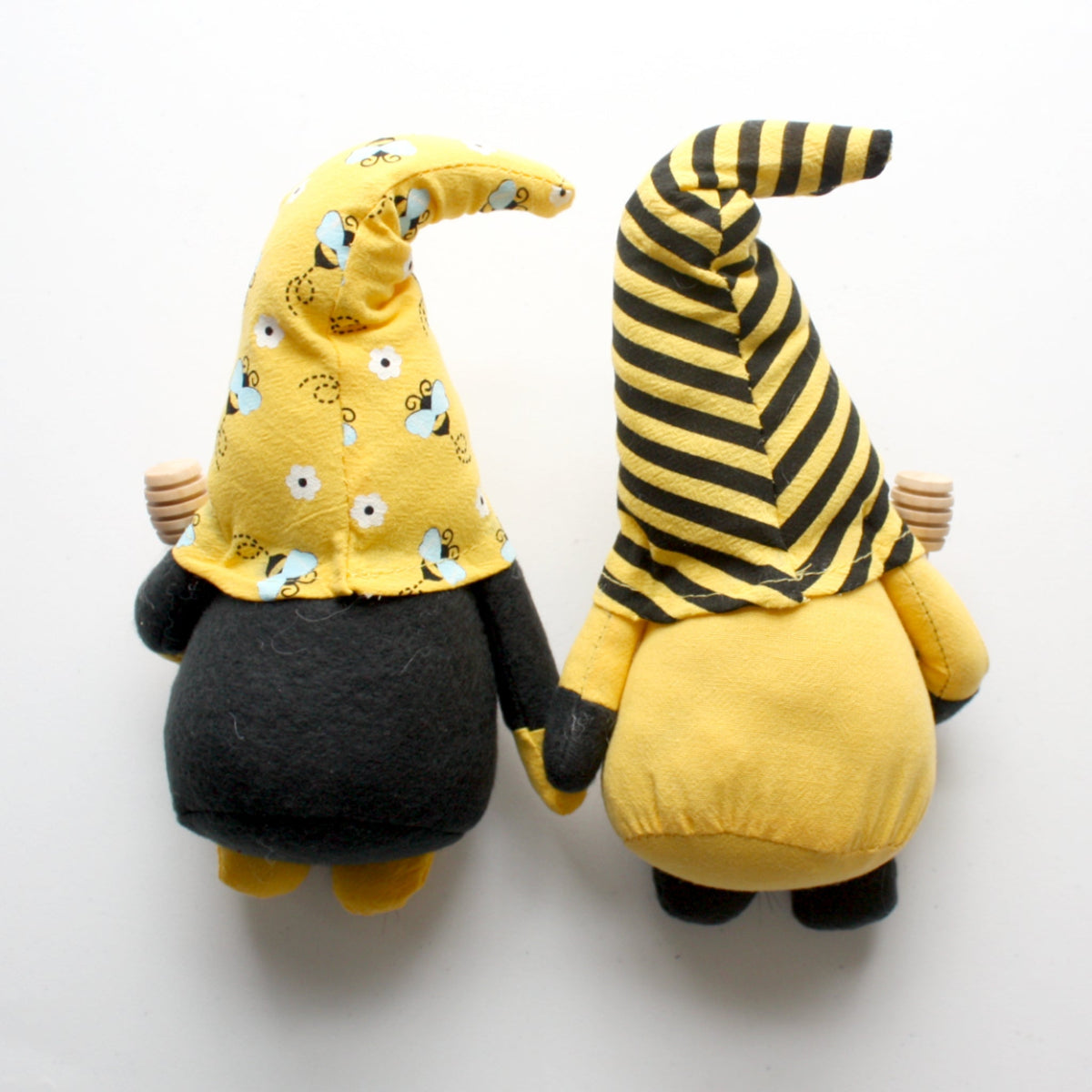 Pair of Handmade Bee Gnome Brothers - Made in the USA