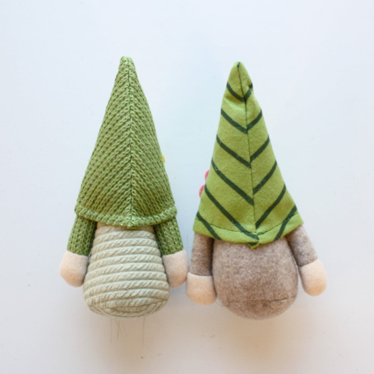 Pair of Handmade Green St. Patrick's Day Gnome Brothers - Made in the USA