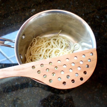 Handmade Wooden Pot Strainer - Made in the USA