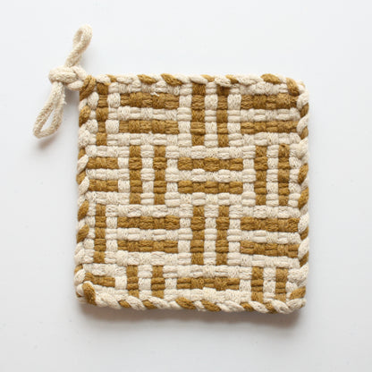 Cotton Handwoven Potholders - Made in the USA