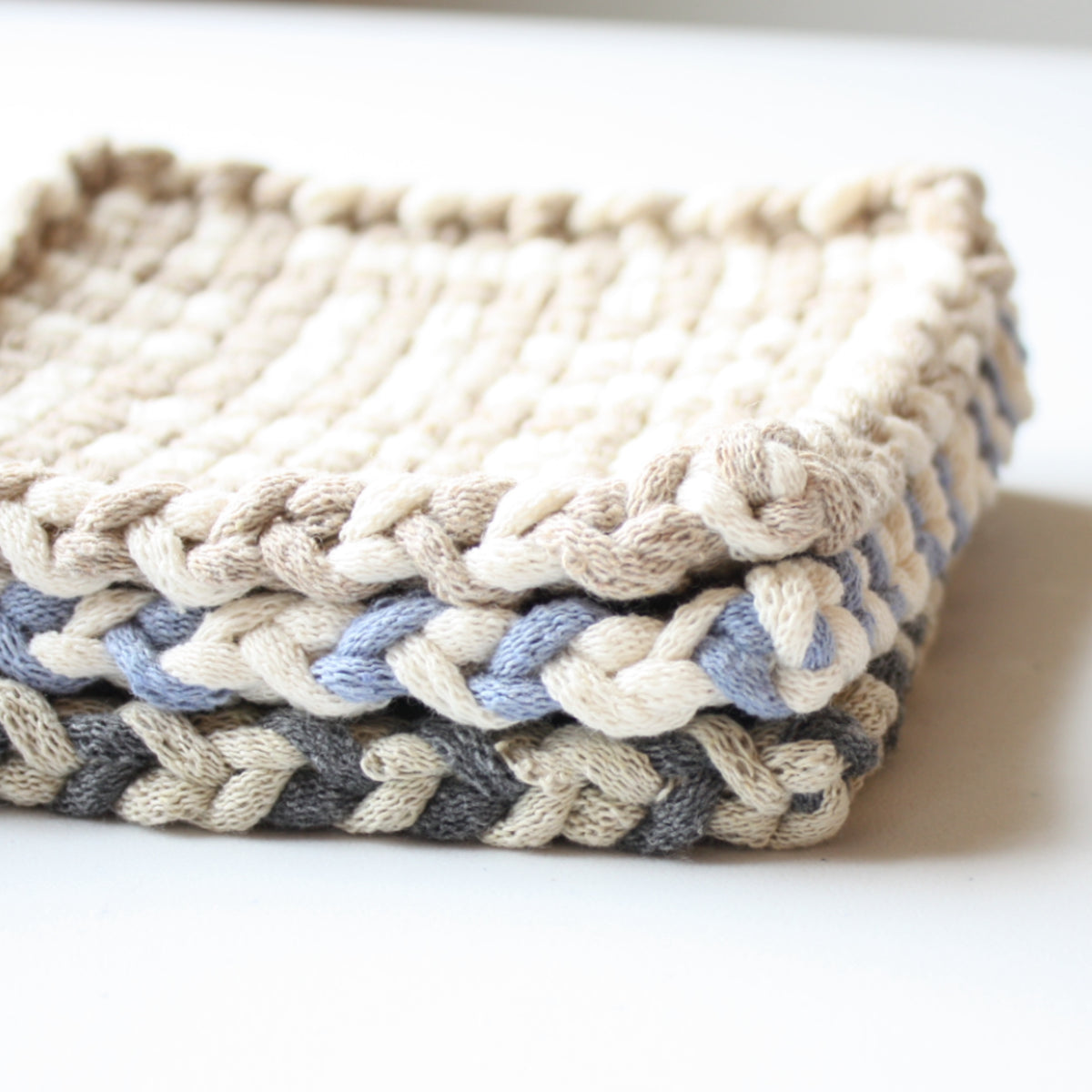 Cotton Handwoven Potholders - Made in the USA