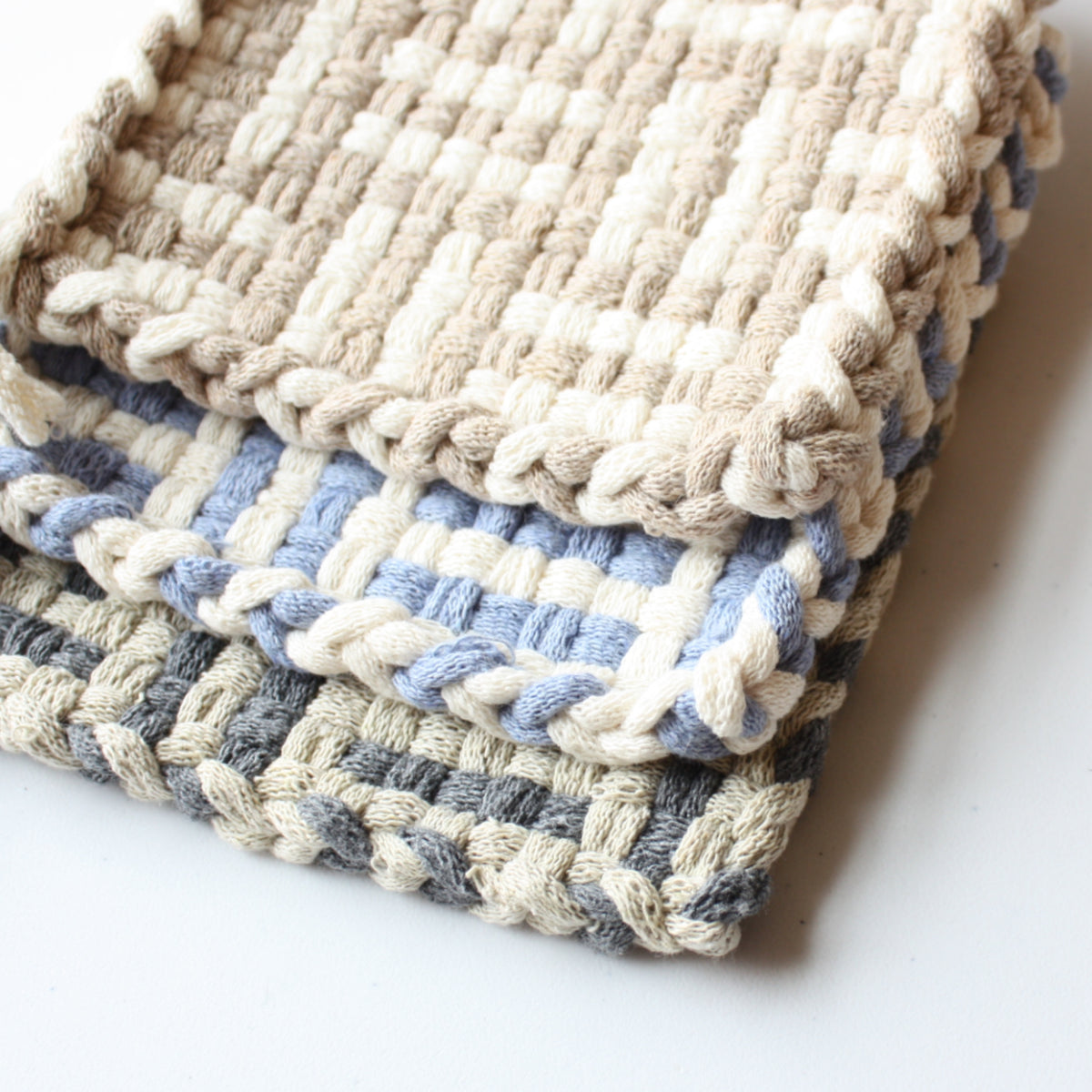 Cotton Handwoven Potholders - Made in the USA