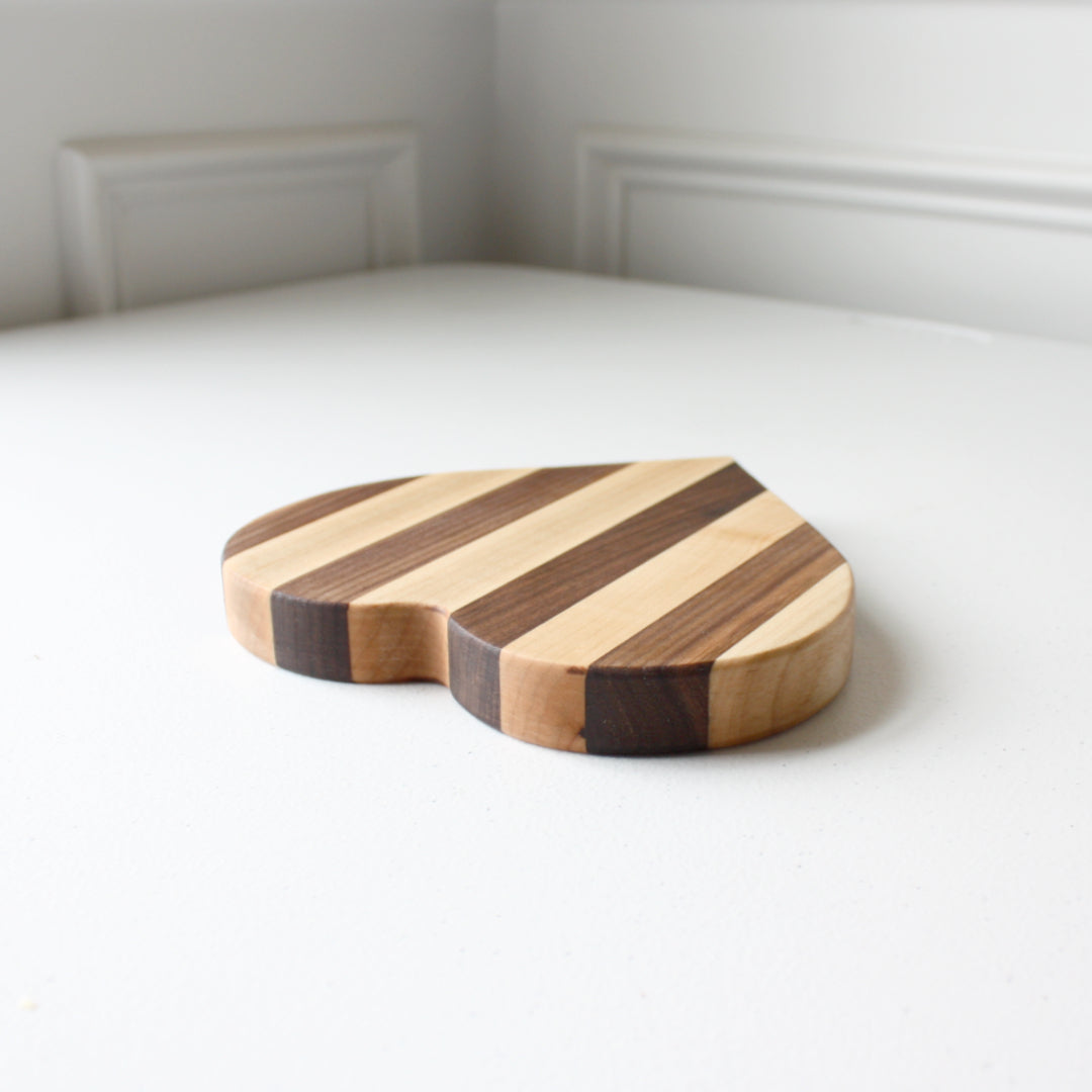 Heart Small Cutting Board and Charcuterie Board - Made in the USA