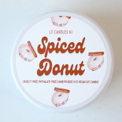 Spiced Donut Soy Candle - Made in the USA