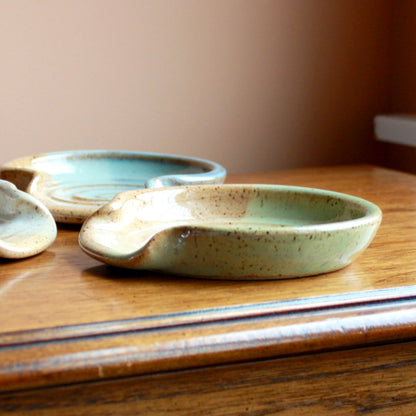 Pottery Spoon Rest - Made in the USA