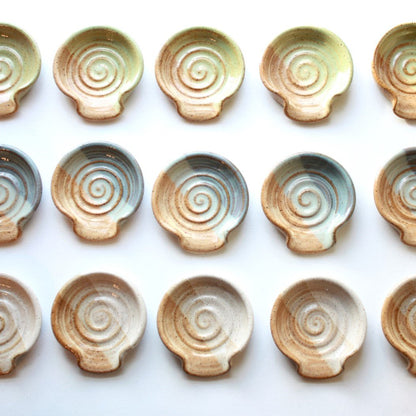 Pottery Spoon Rest - Made in the USA
