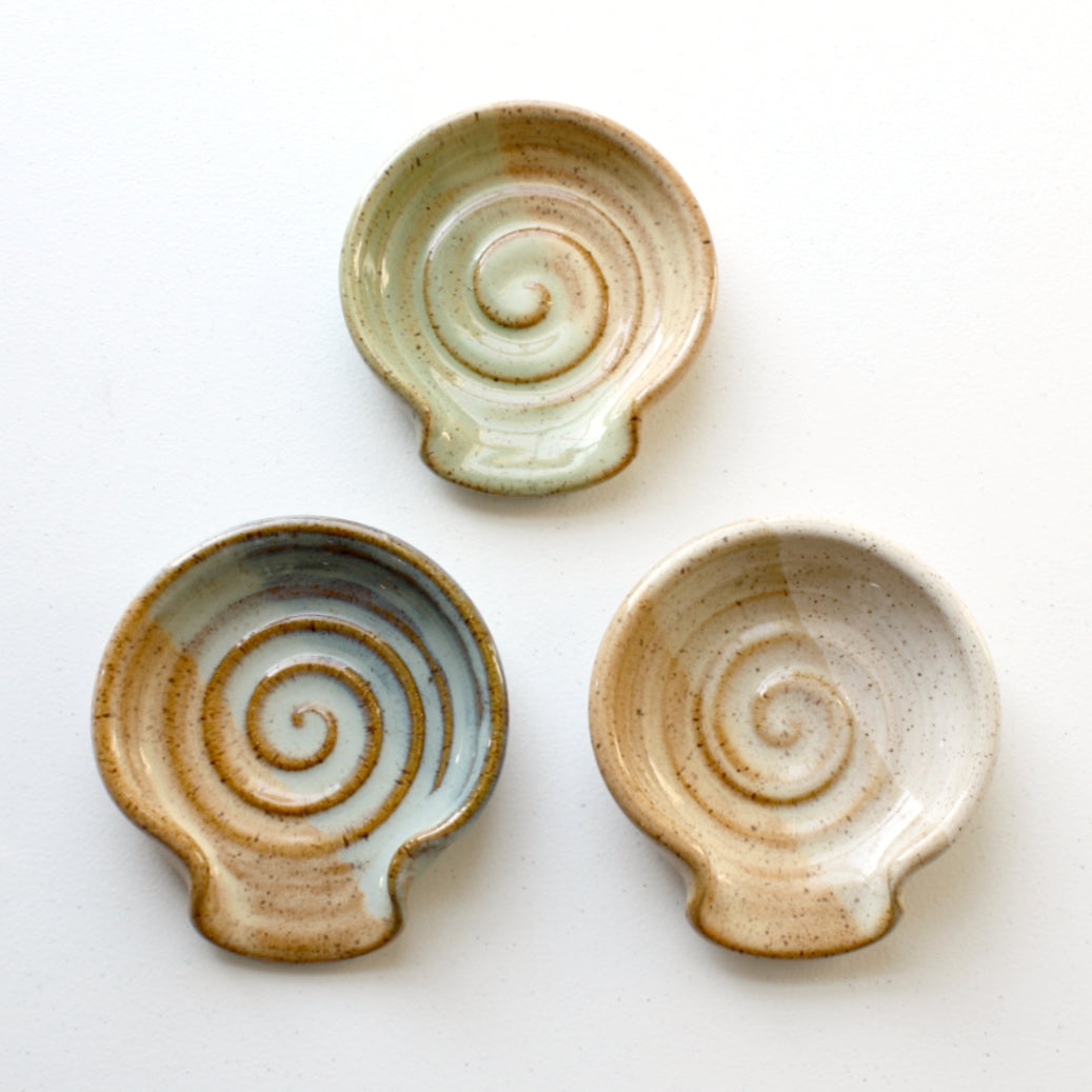 Pottery Spoon Rest - Made in the USA