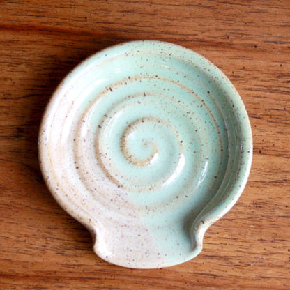 Pottery Spoon Rest - Made in the USA