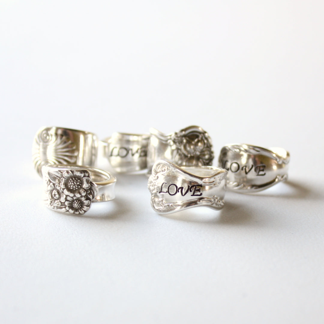 Vintage Spoon Rings - Made in the USA